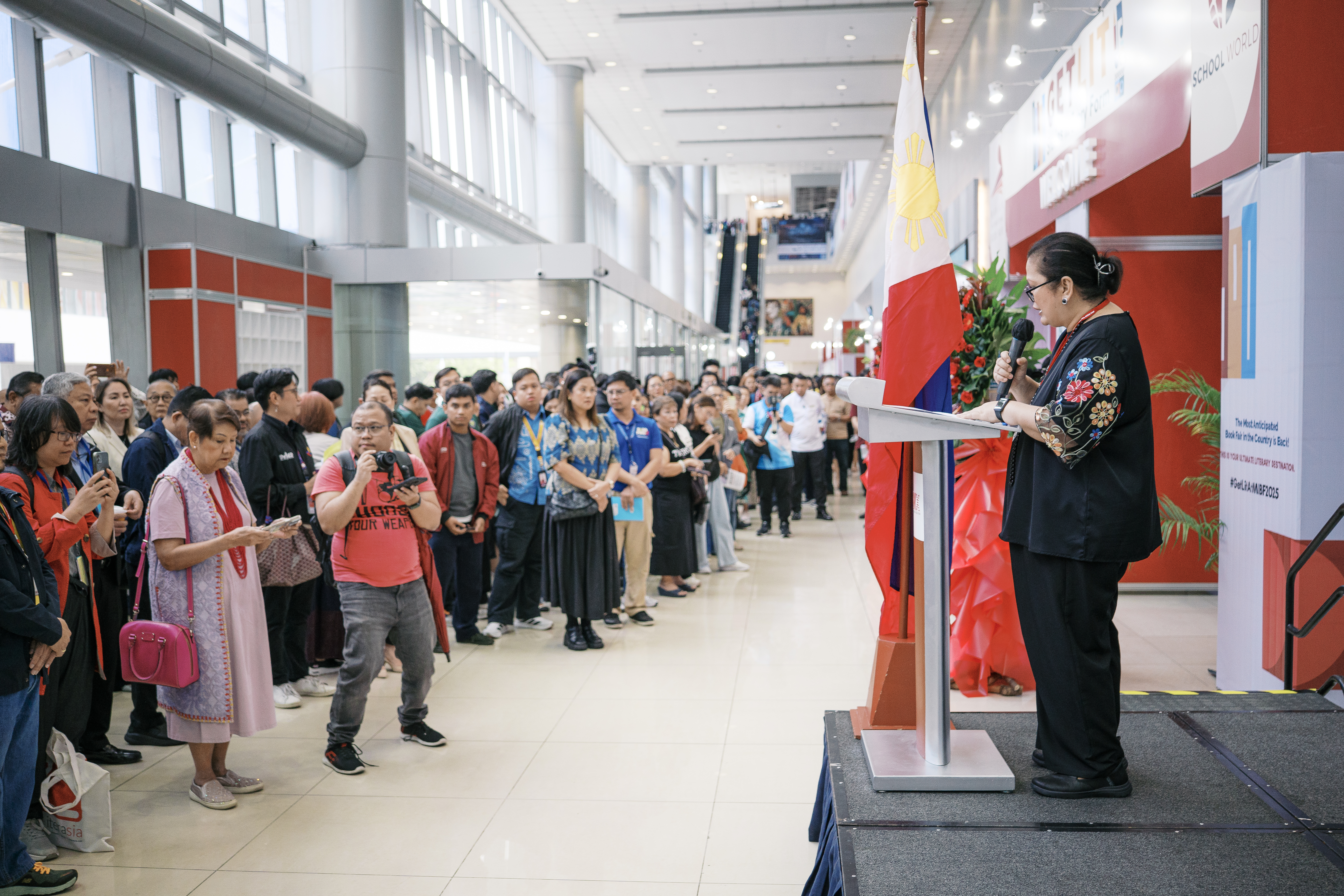MIBF crowd and booths